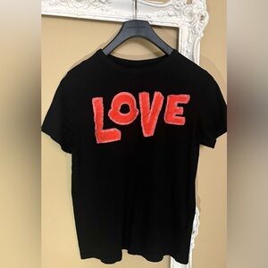 Moncler Genius Love patch shirt